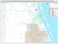 St. Lucie, Fl Wall Map